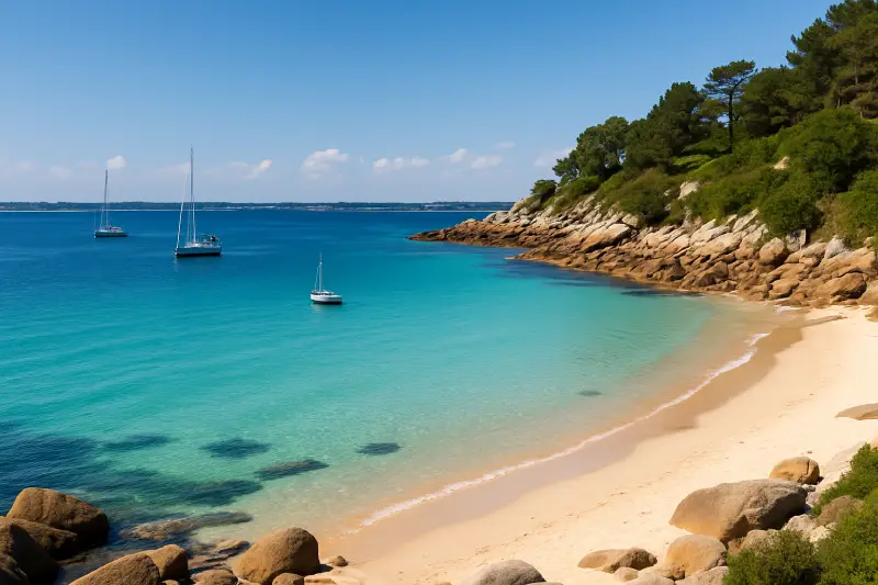 La plage de Treac’h ar Goured (Archipel des Glénan)